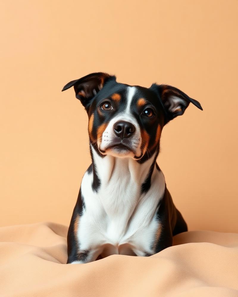 Modern Minimal style pet portrait